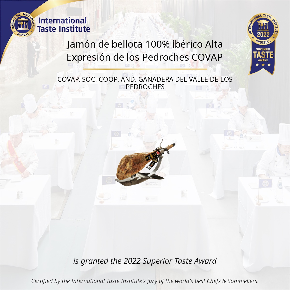 Square image of Jamón de bellota 100% ibérico Alta Expresión de los Pedroches COVAP