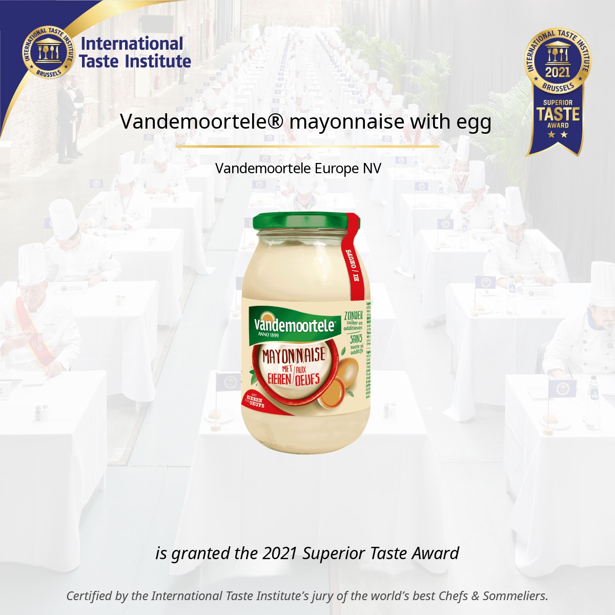 Square image of Vandemoortele® mayonnaise with egg