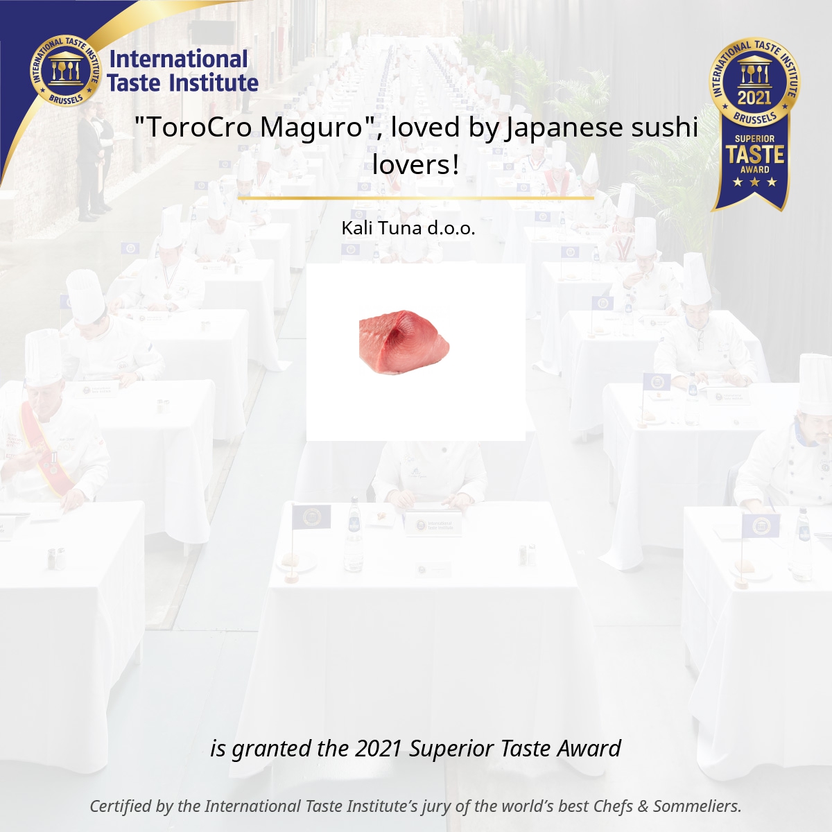 Square image of "ToroCro Maguro", loved by Japanese sushi lovers!