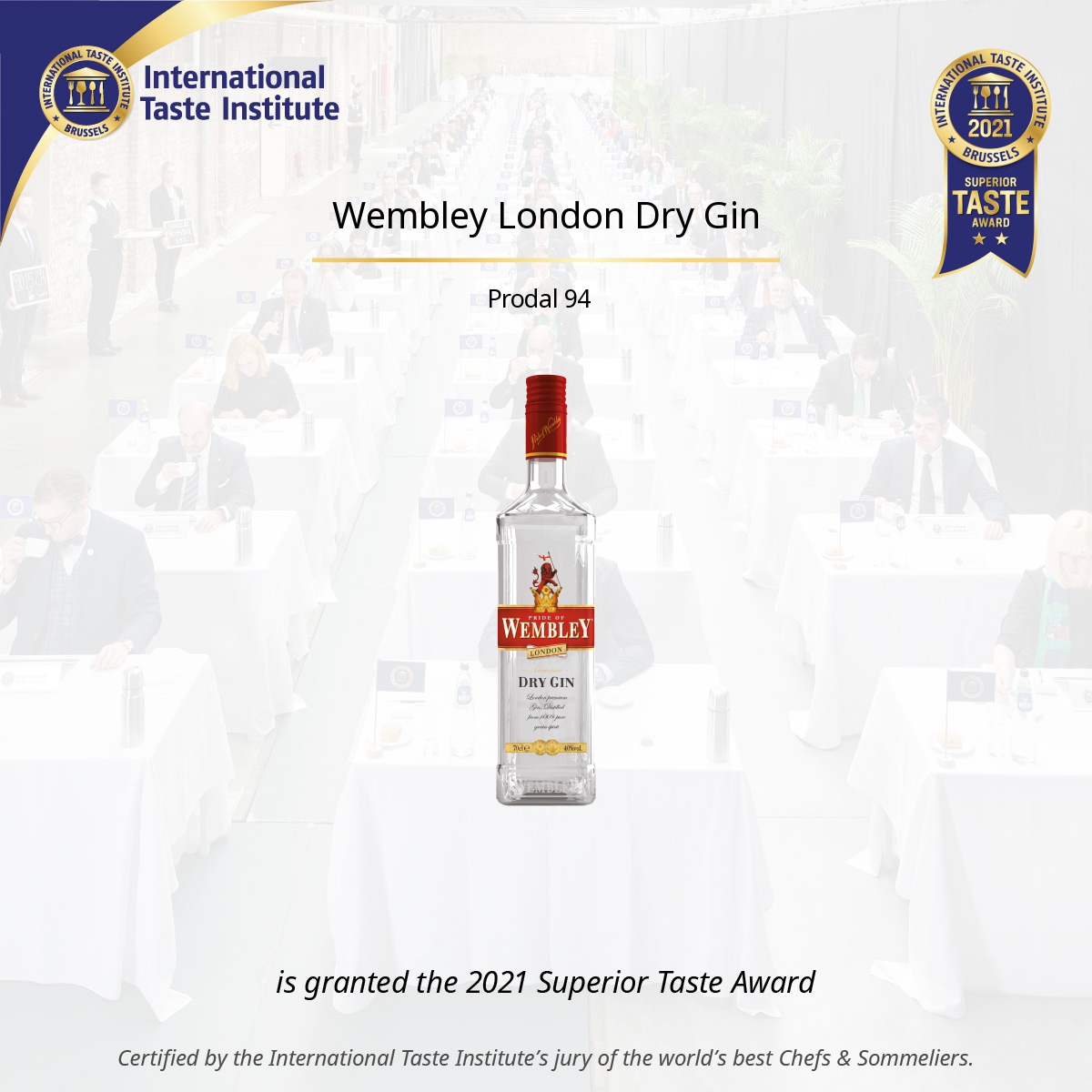 Square image of Wembley London Dry Gin
