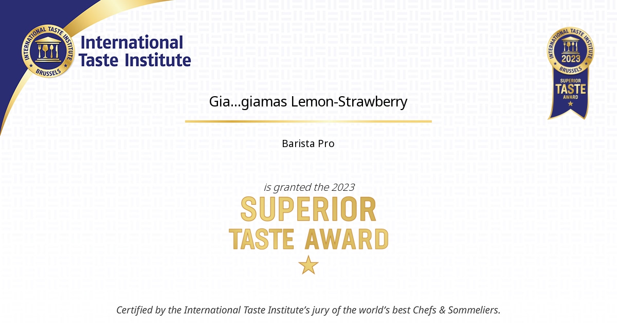Certificate image of Gia...giamas Lemon-Strawberry