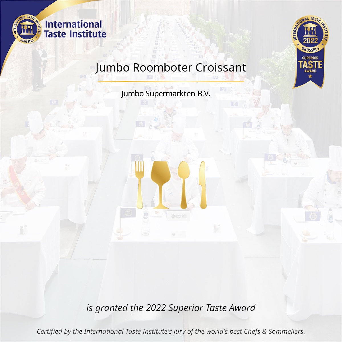 Square image of Jumbo Roomboter Croissant