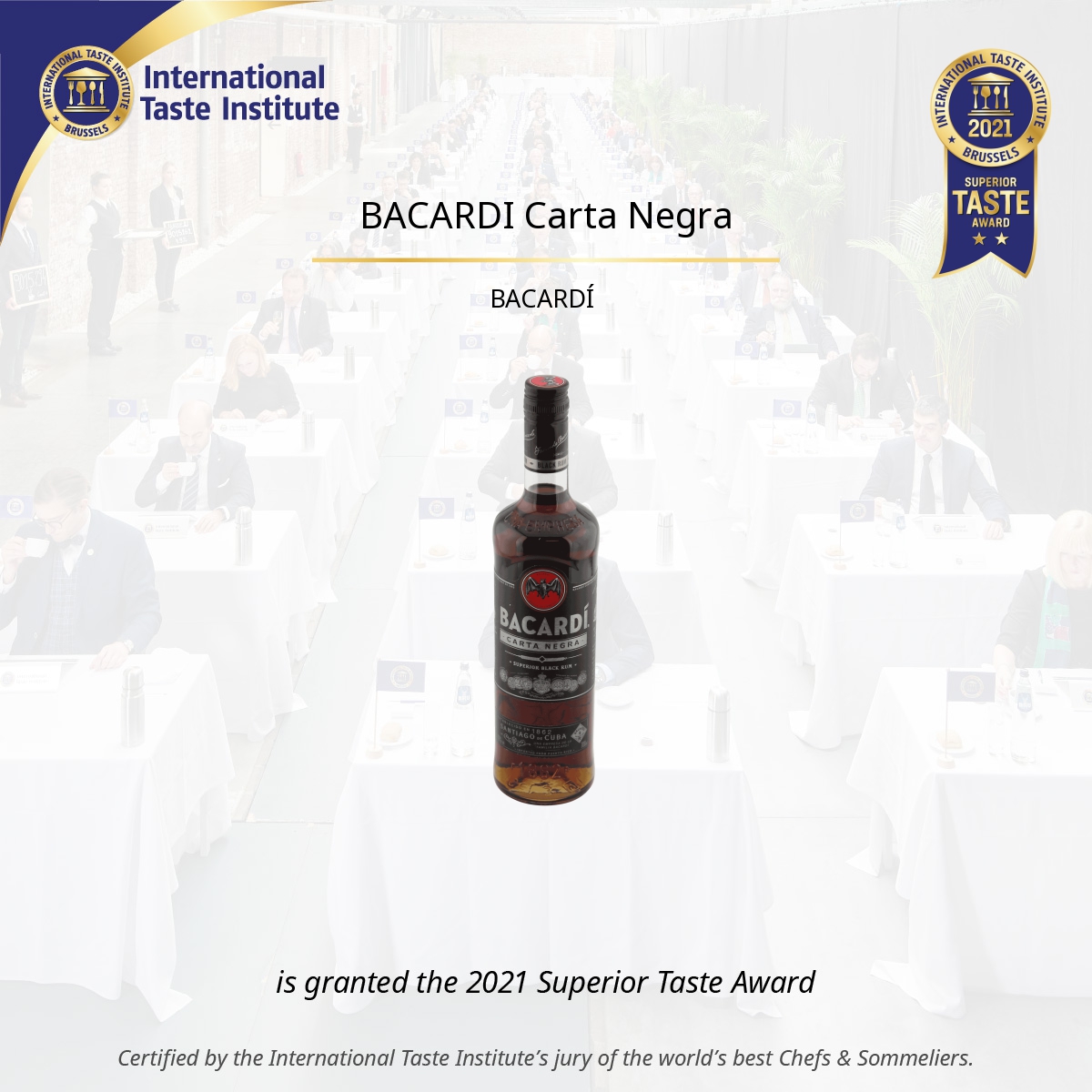 Square image of BACARDI Carta Negra