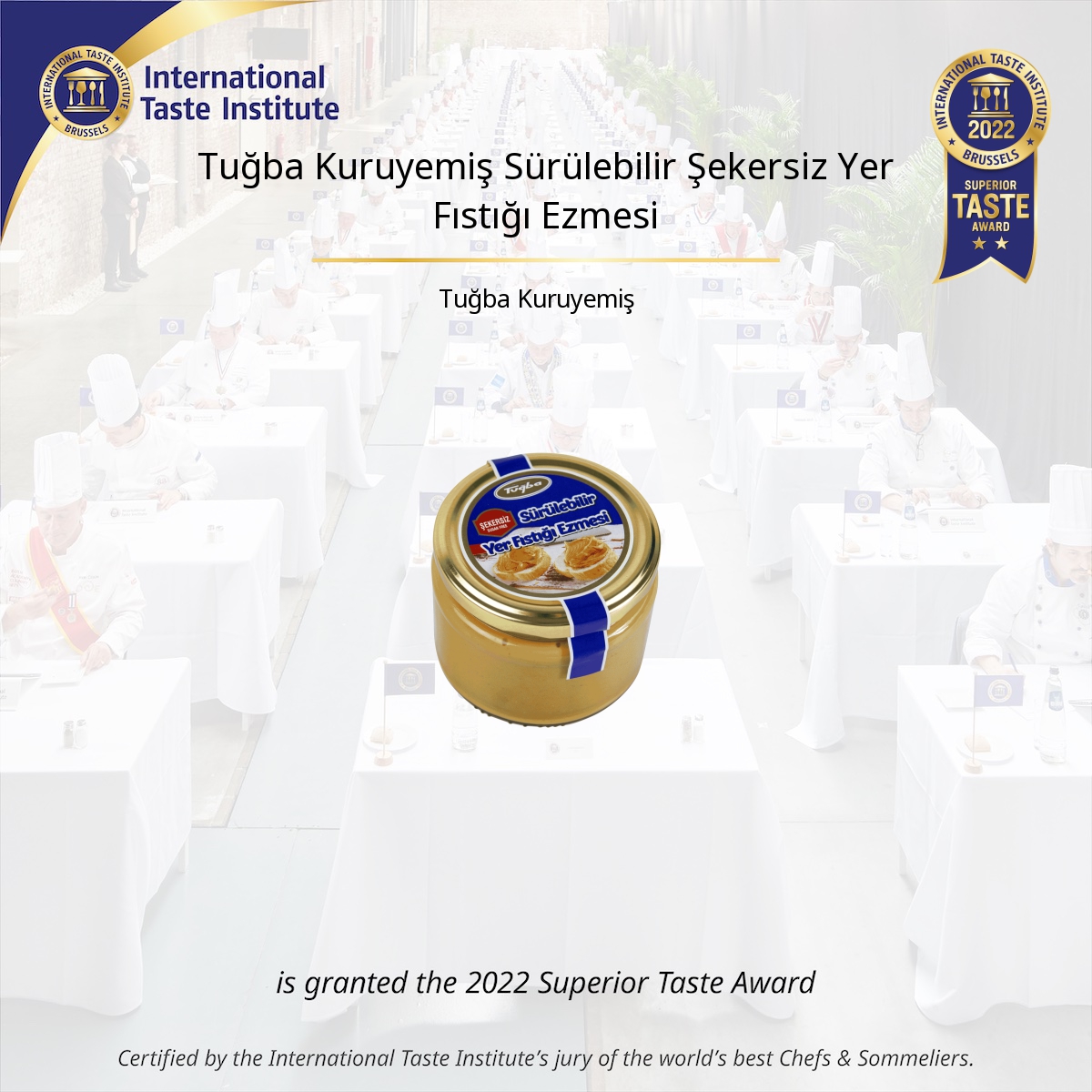 Square image of Tuğba Kuruyemiş Sürülebilir Şekersiz Yer Fıstığı Ezmesi