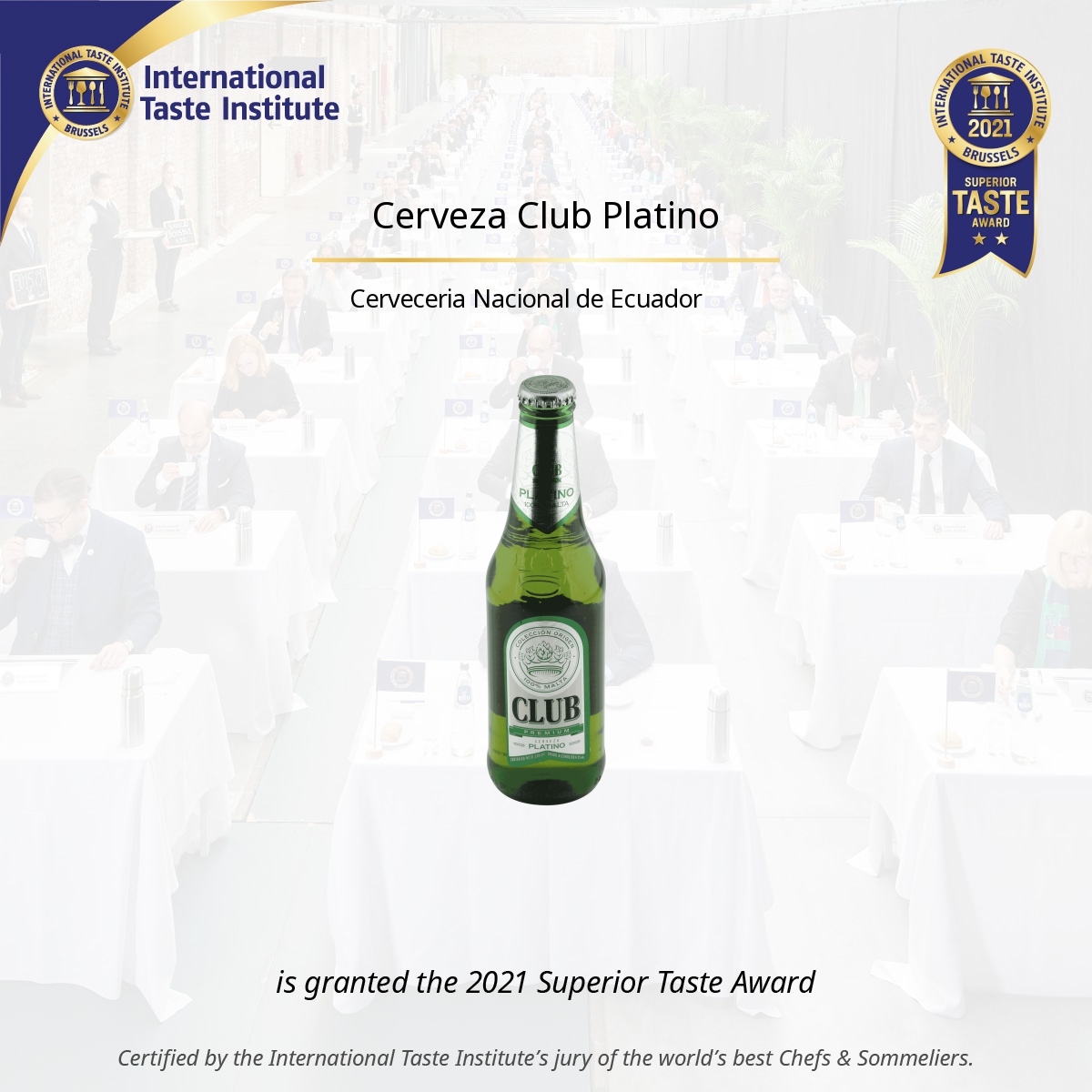 Square image of Cerveza Club Platino