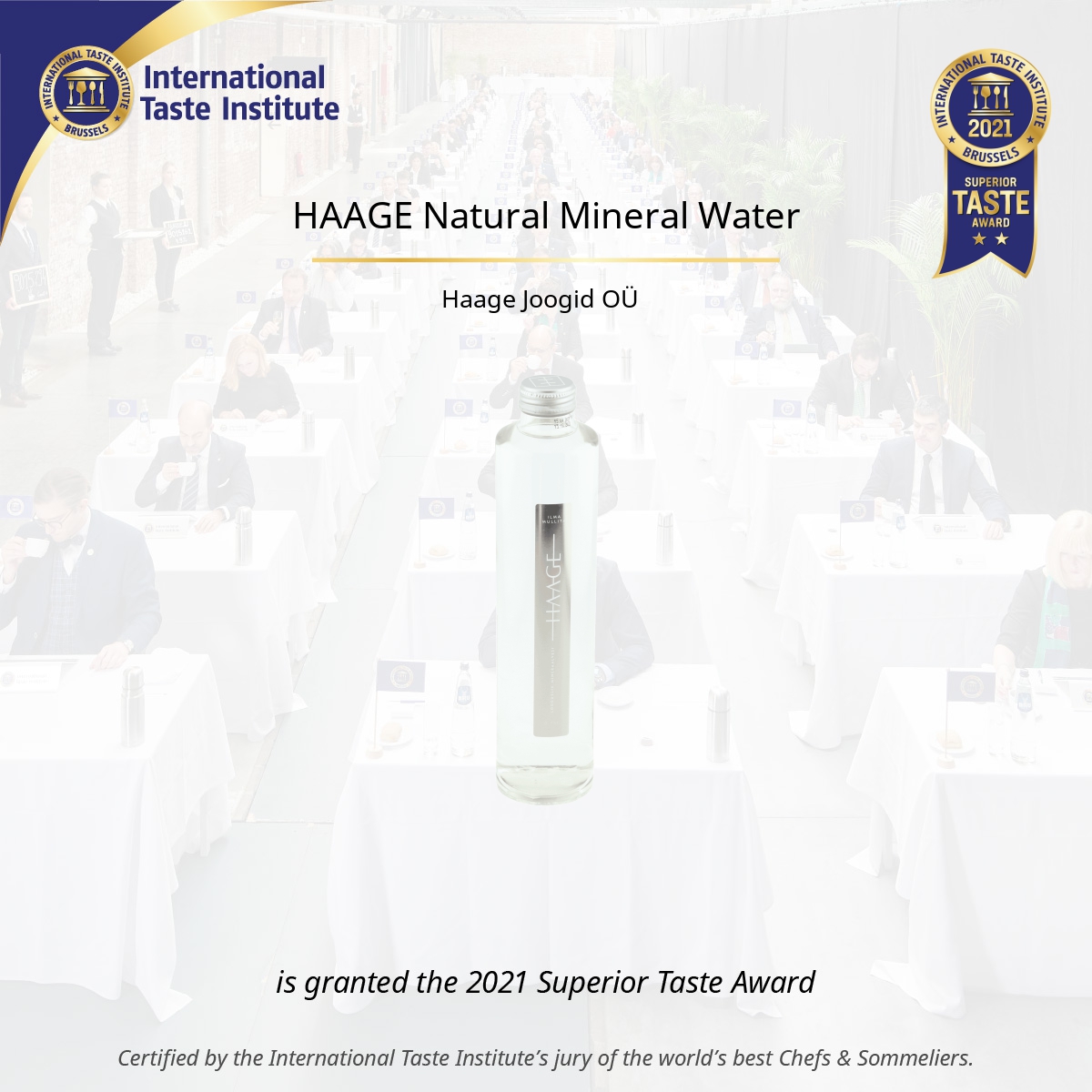 Square image of HAAGE Natural Mineral Water