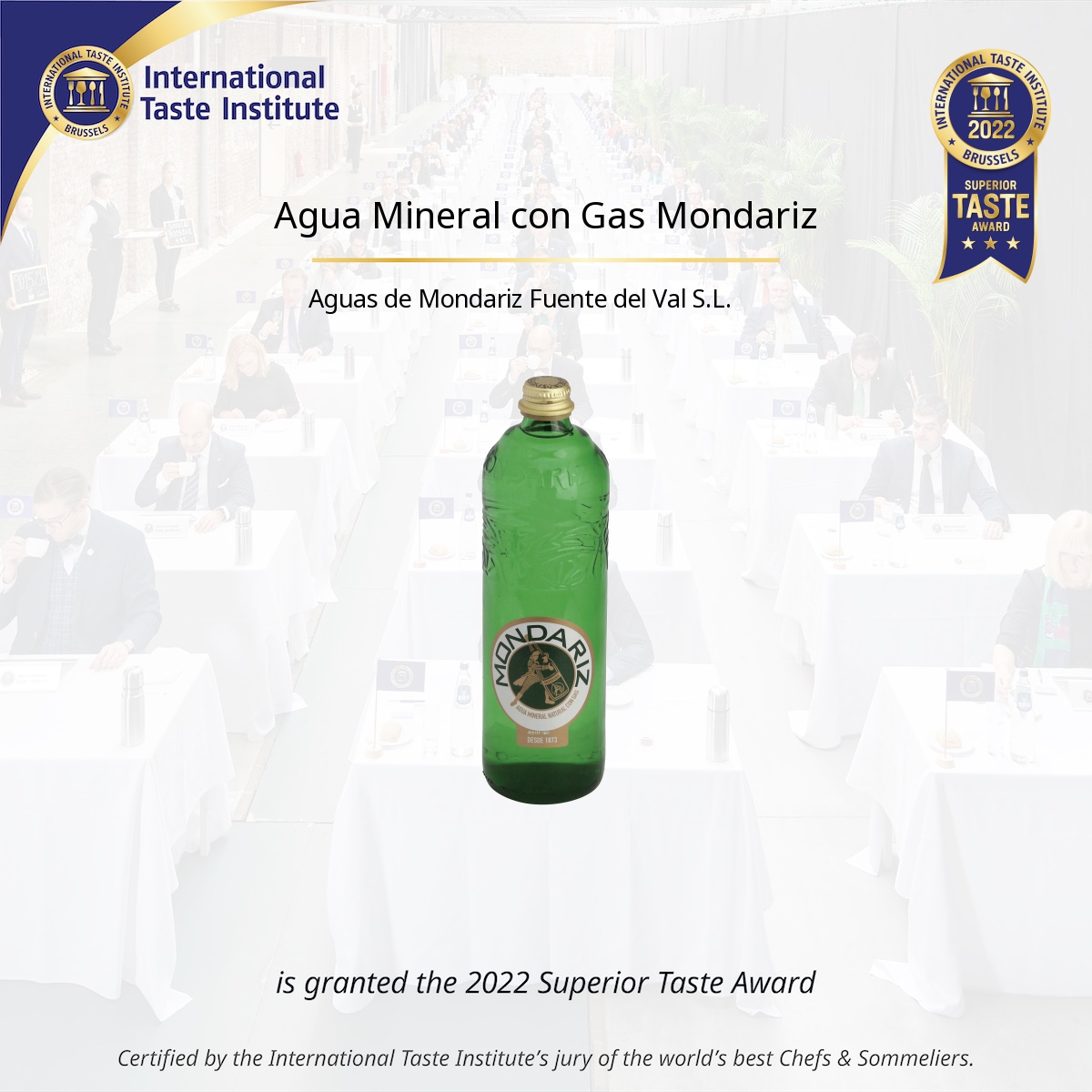 Square image of Agua Mineral con Gas Mondariz