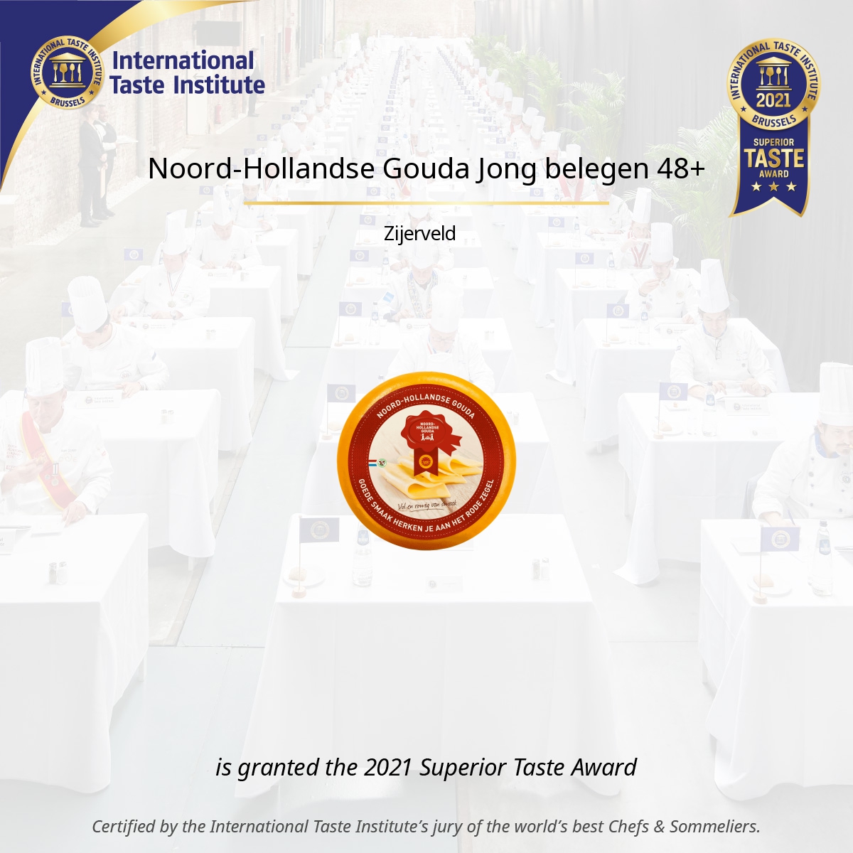 Square image of Noord-Hollandse Gouda Jong belegen 48+