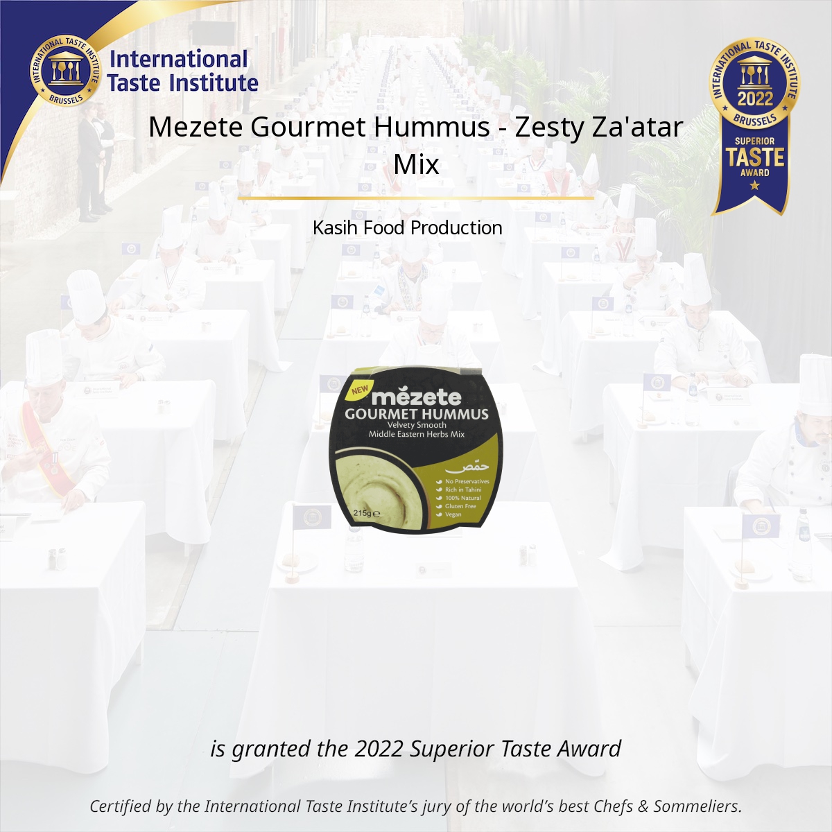 Square image of Mezete Gourmet Hummus - Zesty Za'atar Mix