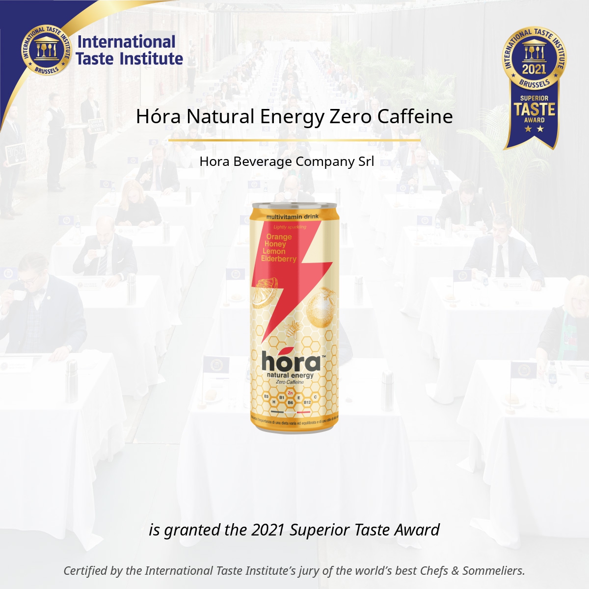 Square image of Hóra Natural Energy Zero Caffeine