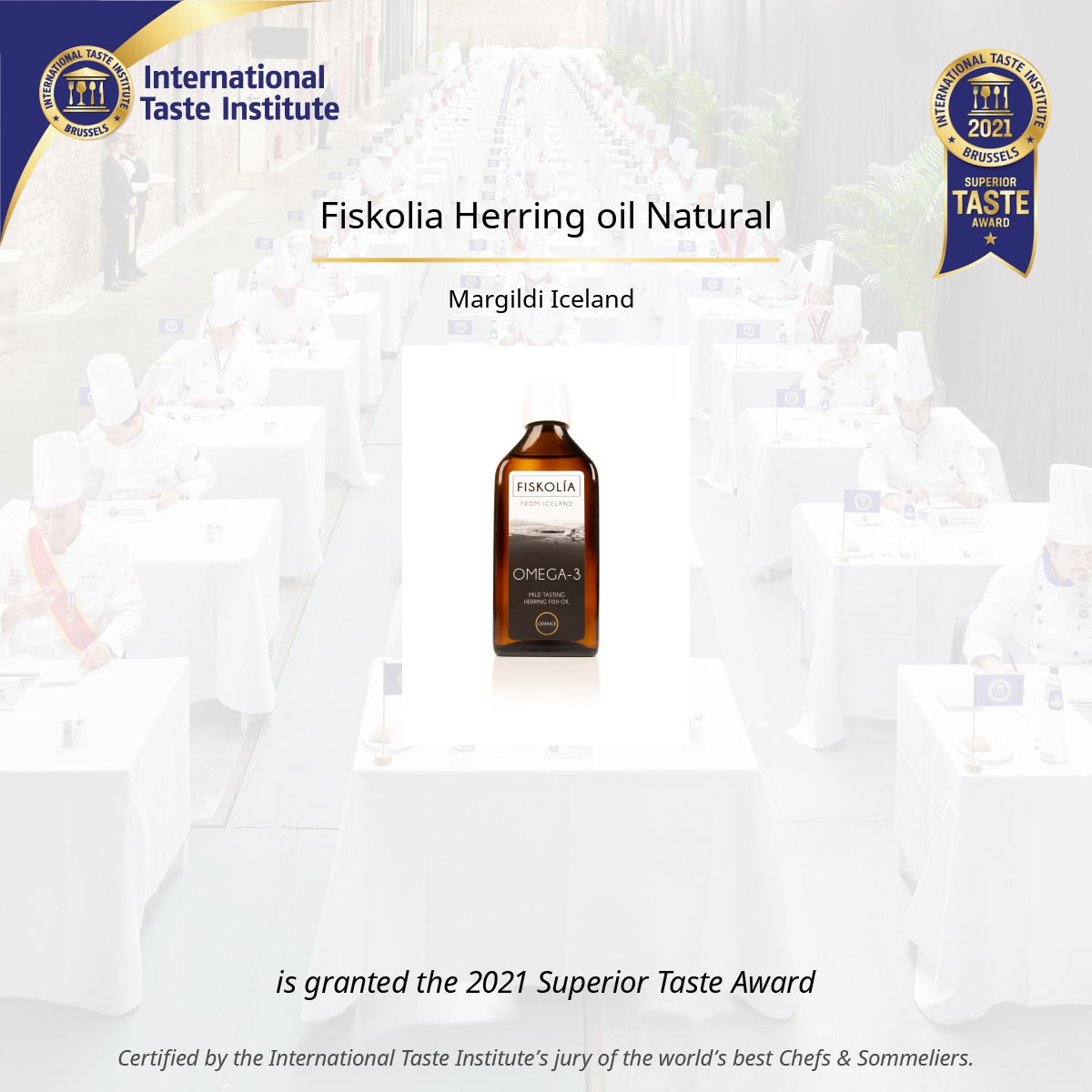 Square image of Fiskolia Herring oil Natural